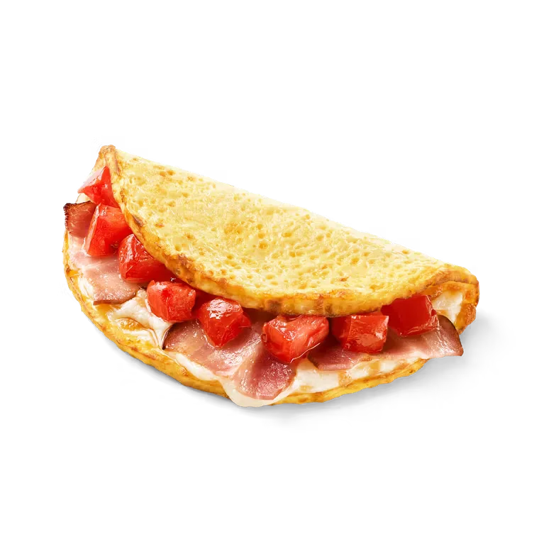 Омлет із беконом